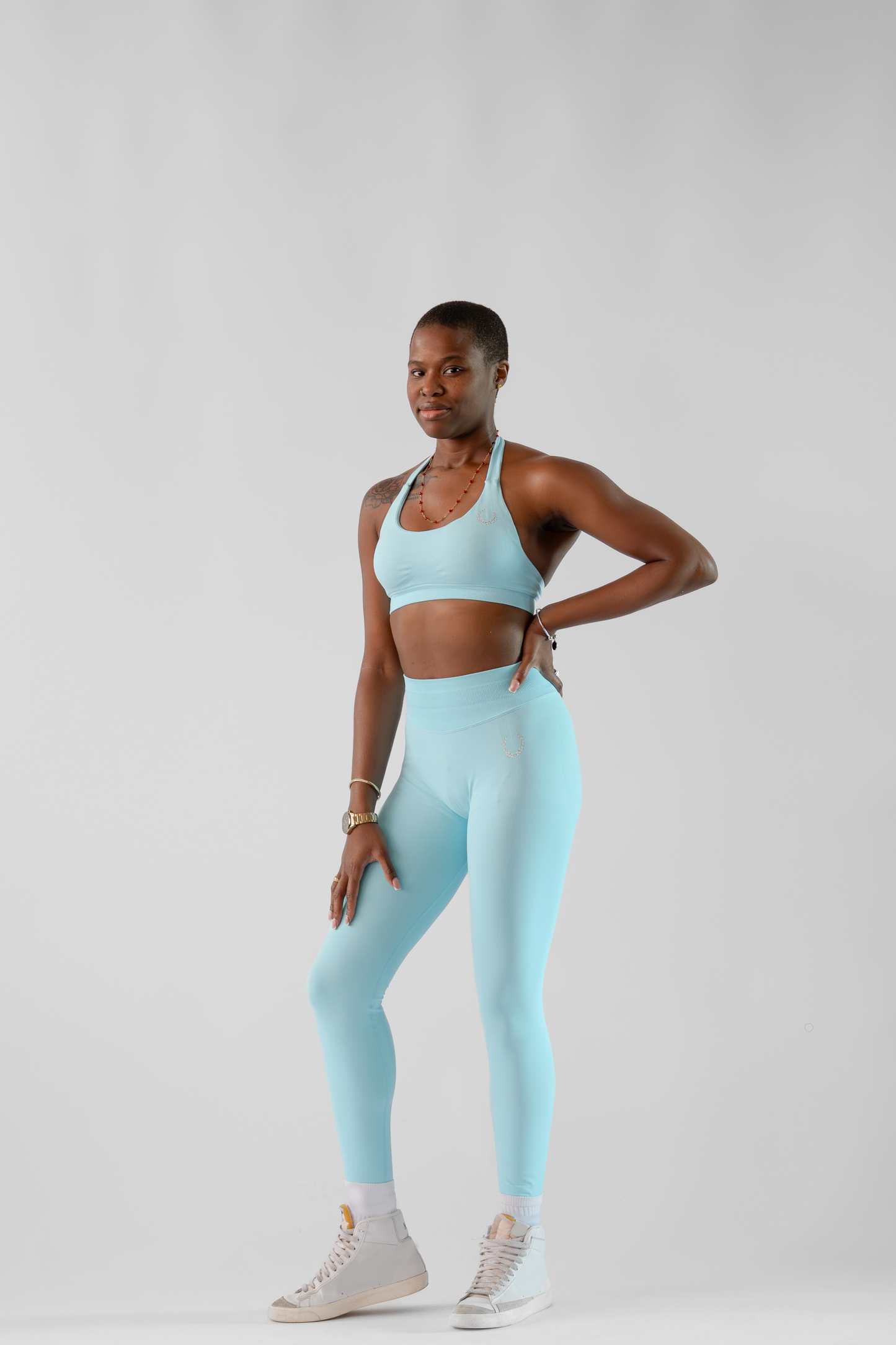 Adapt Fit Sports Bra (Light Blue)