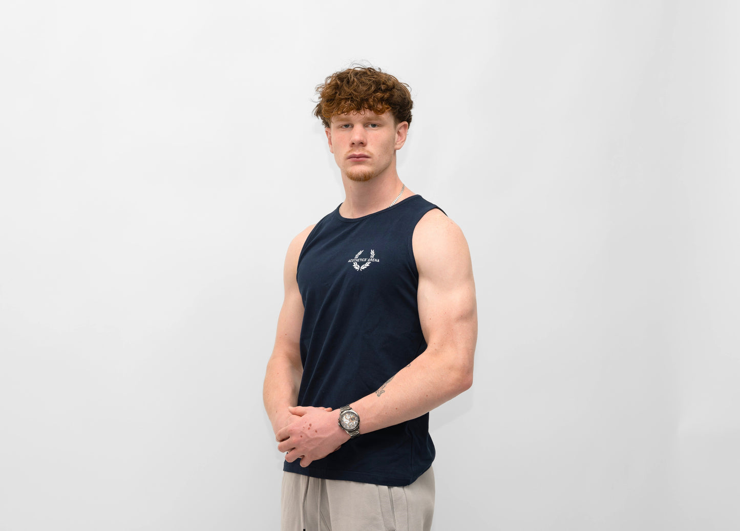 Crest Tanktop (Navy blue)