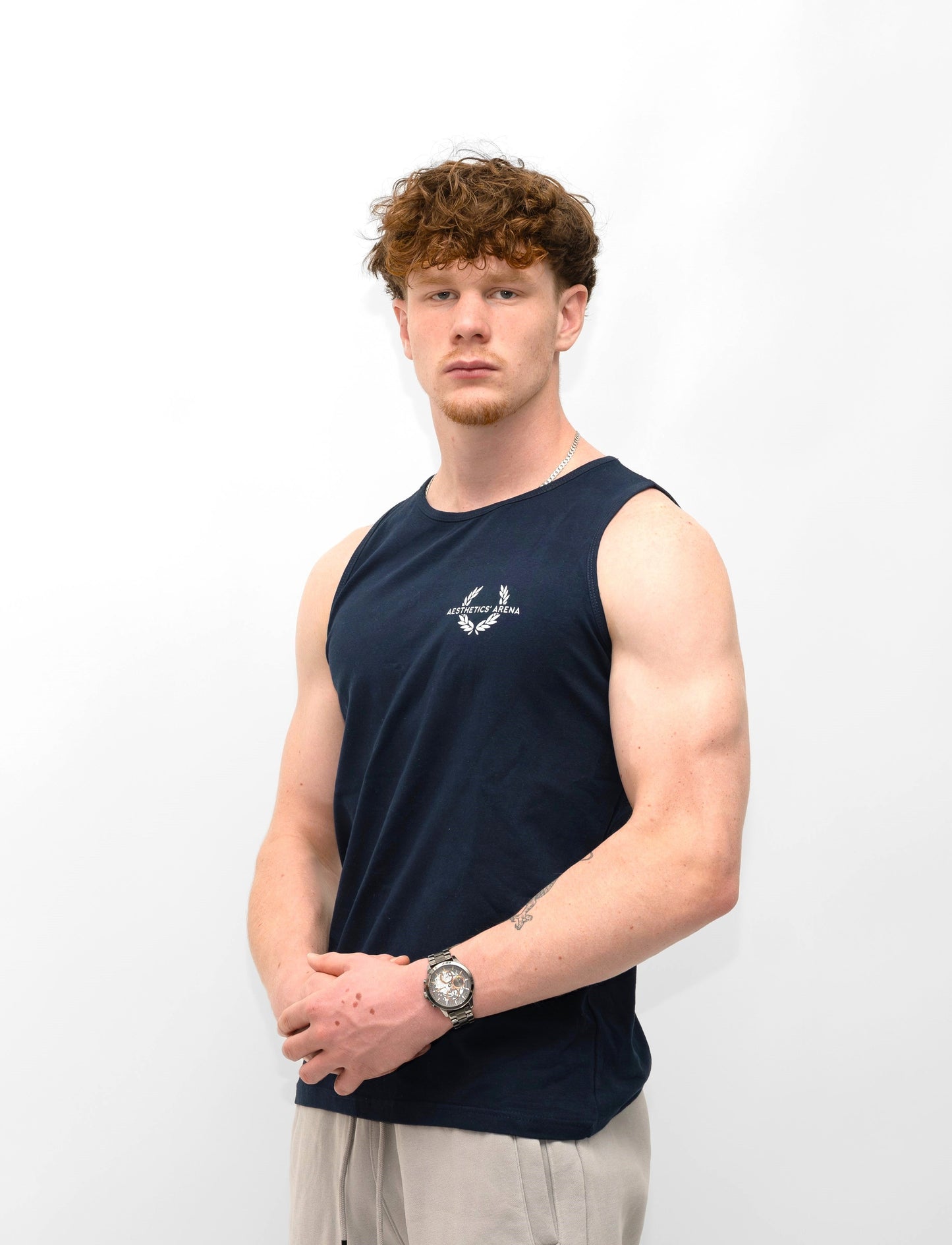 Crest Tanktop (Navy blue)