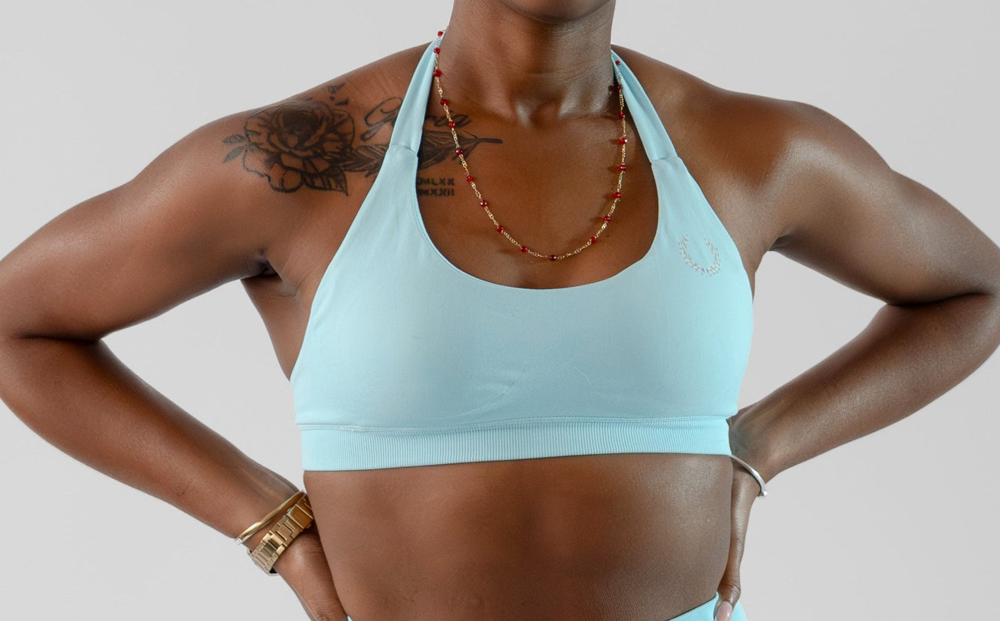 Adapt Fit Sports Bra (Light Blue)