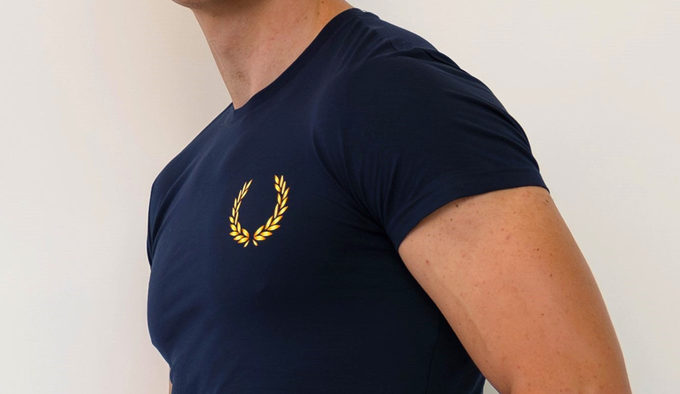 Crest T-shirt (Navy blue)