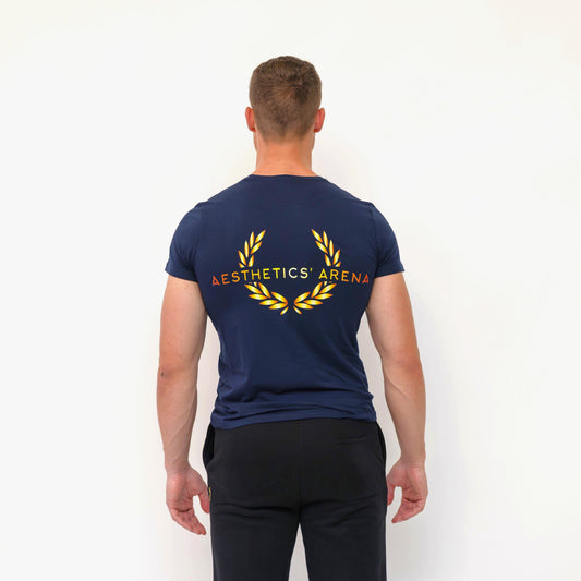 Crest T-shirt (Navy blue)