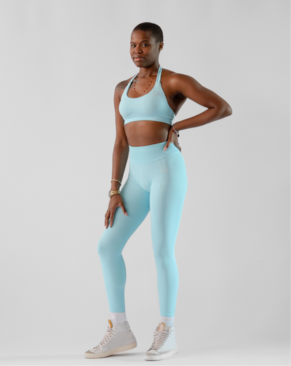 Adapt Fit Sports Bra (Light Blue)