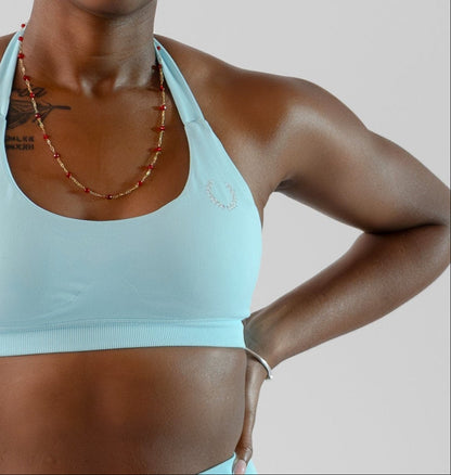 Adapt Fit Sports Bra (Light Blue)