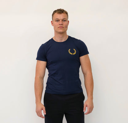 Crest T-shirt (Navy blue)