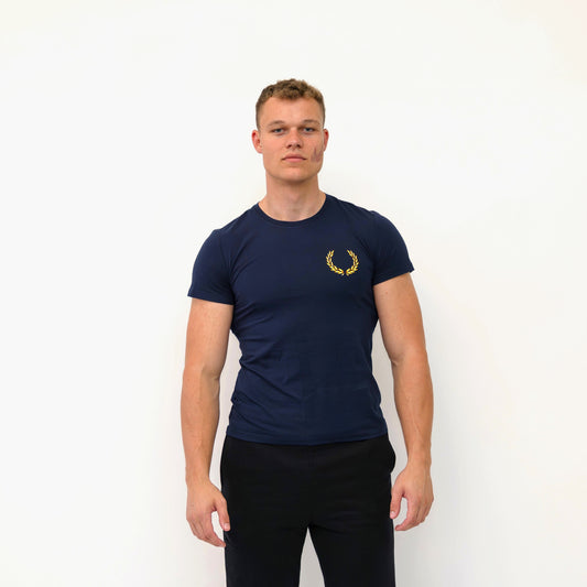 Crest T-shirt (Navy blue)