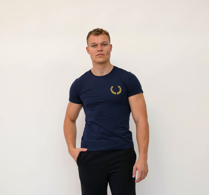 Crest T-shirt (Navy blue)