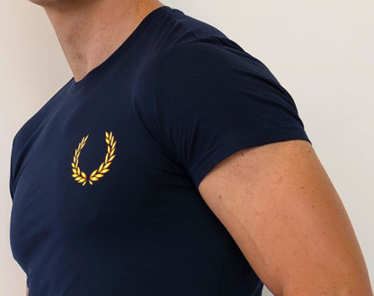 Crest T-shirt (Navy blue)
