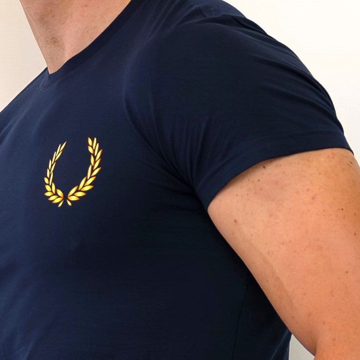 Crest T-shirt (Navy blue)