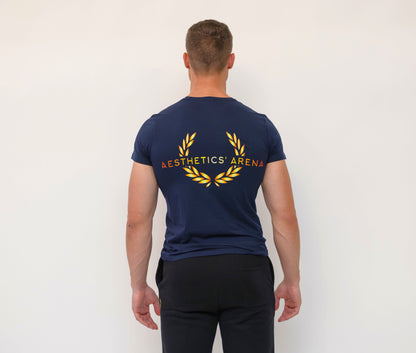 Crest T-shirt (Navy blue)